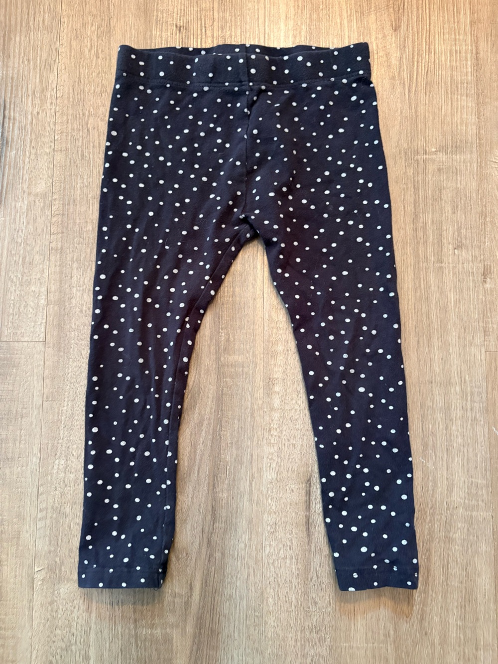 🌺10/$20 Toddler Black Polka Dot Leggings